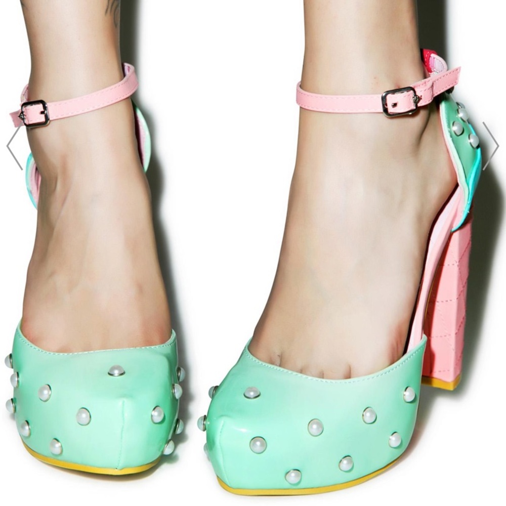 Iron Fist Mint Ice cream heels - Picture 7 of 8